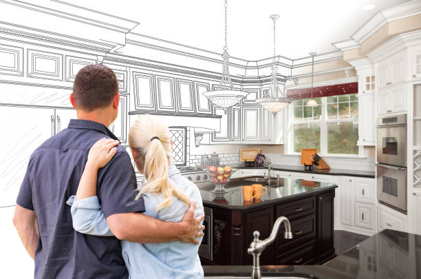 Load-bearing wall removal in Franklin Park by JMT Kitchen Cabinet